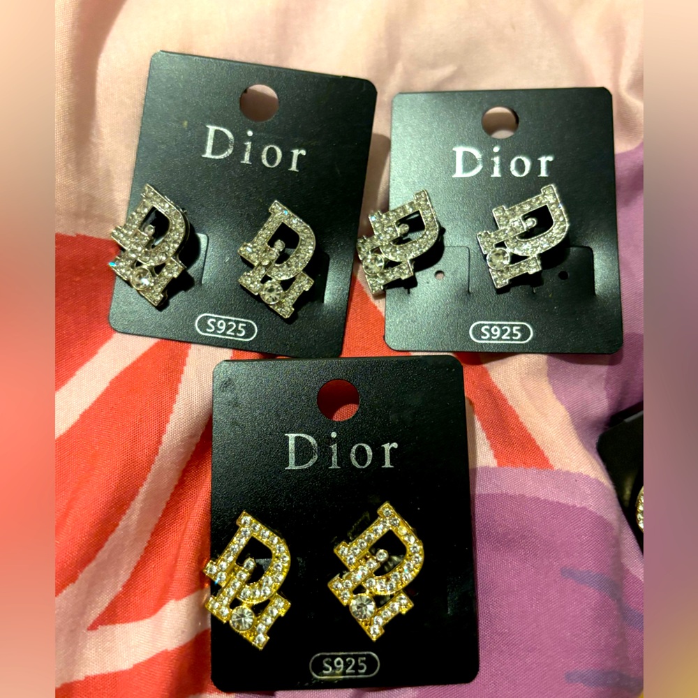 Dr Silver and Gold Earrings